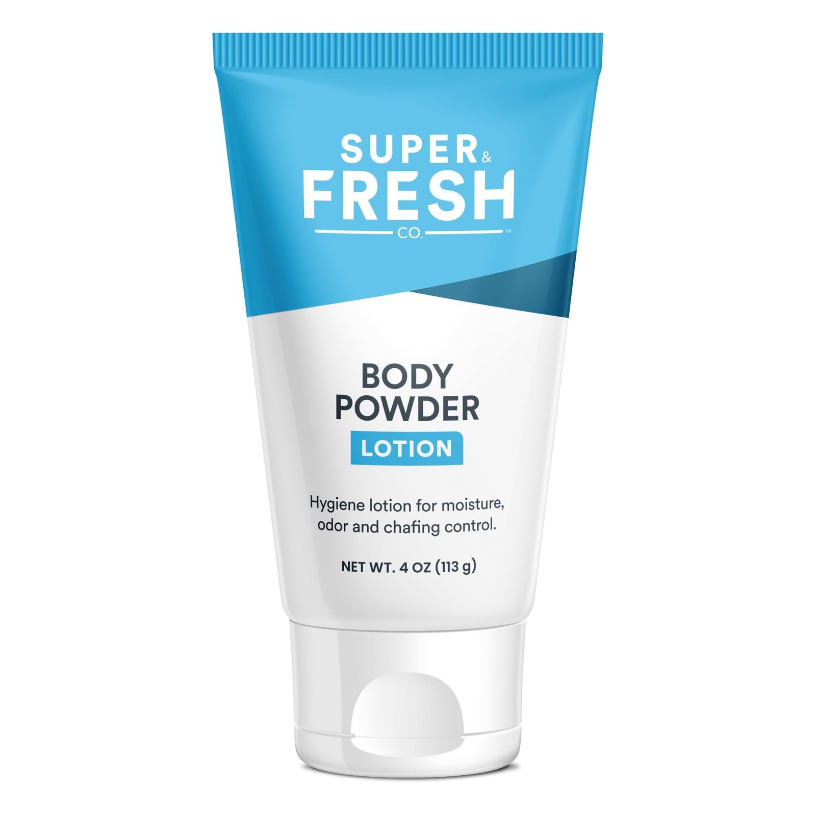 SweatBlock Super Fresh Body Powder Lotion Talc Free, Anti-Chafing, Deodorizin…