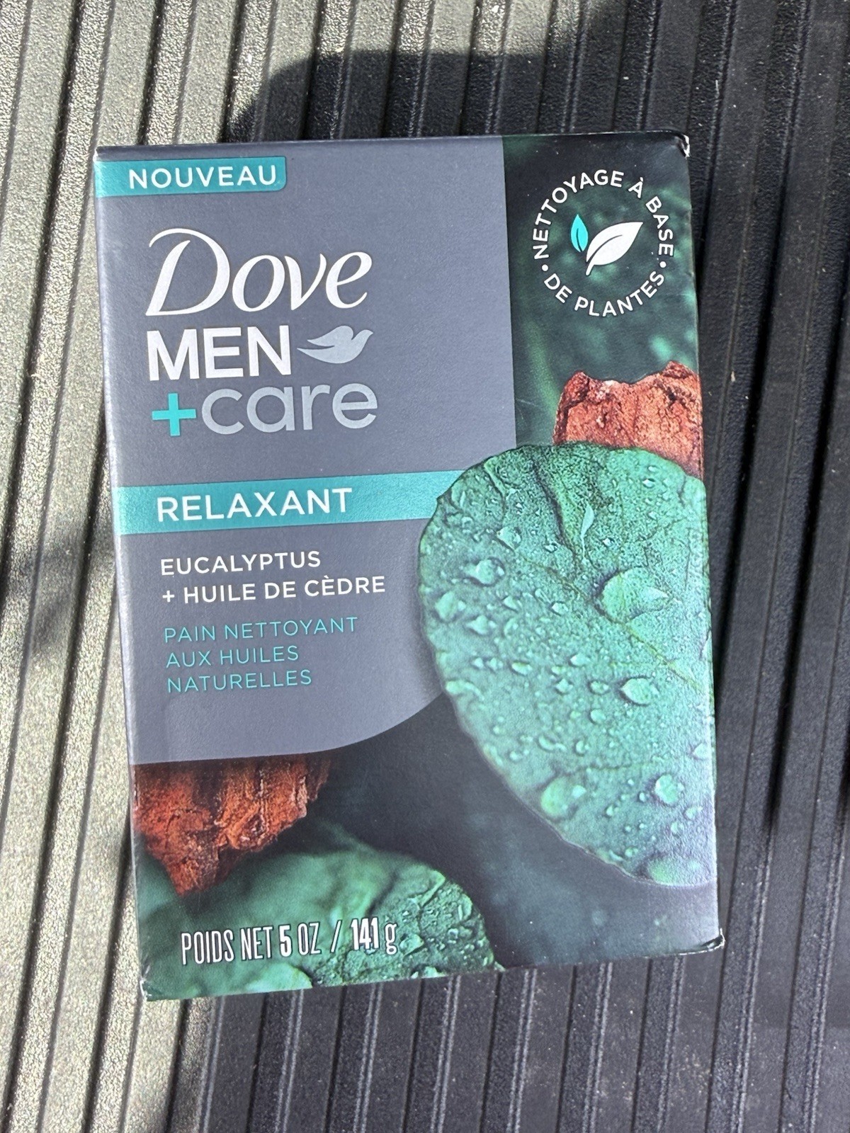 4 BARS!! Dove Men+Care Relax Eucalyptus & Cedarwood Oil Cleansing Bar Soap 5 oz