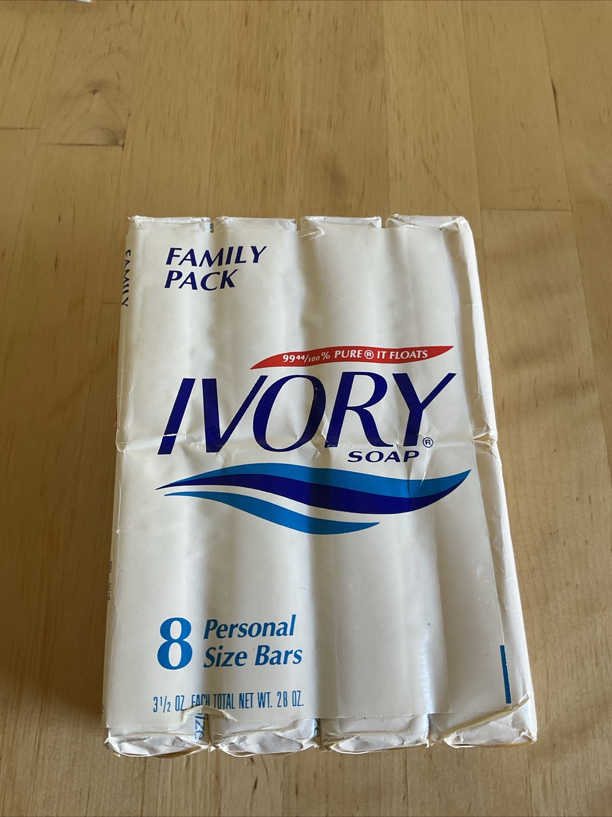 Ivory Soap 8 Personal Size Bars Family Pack 3.5oz Each 28oz Total NOS 1990 Fr S
