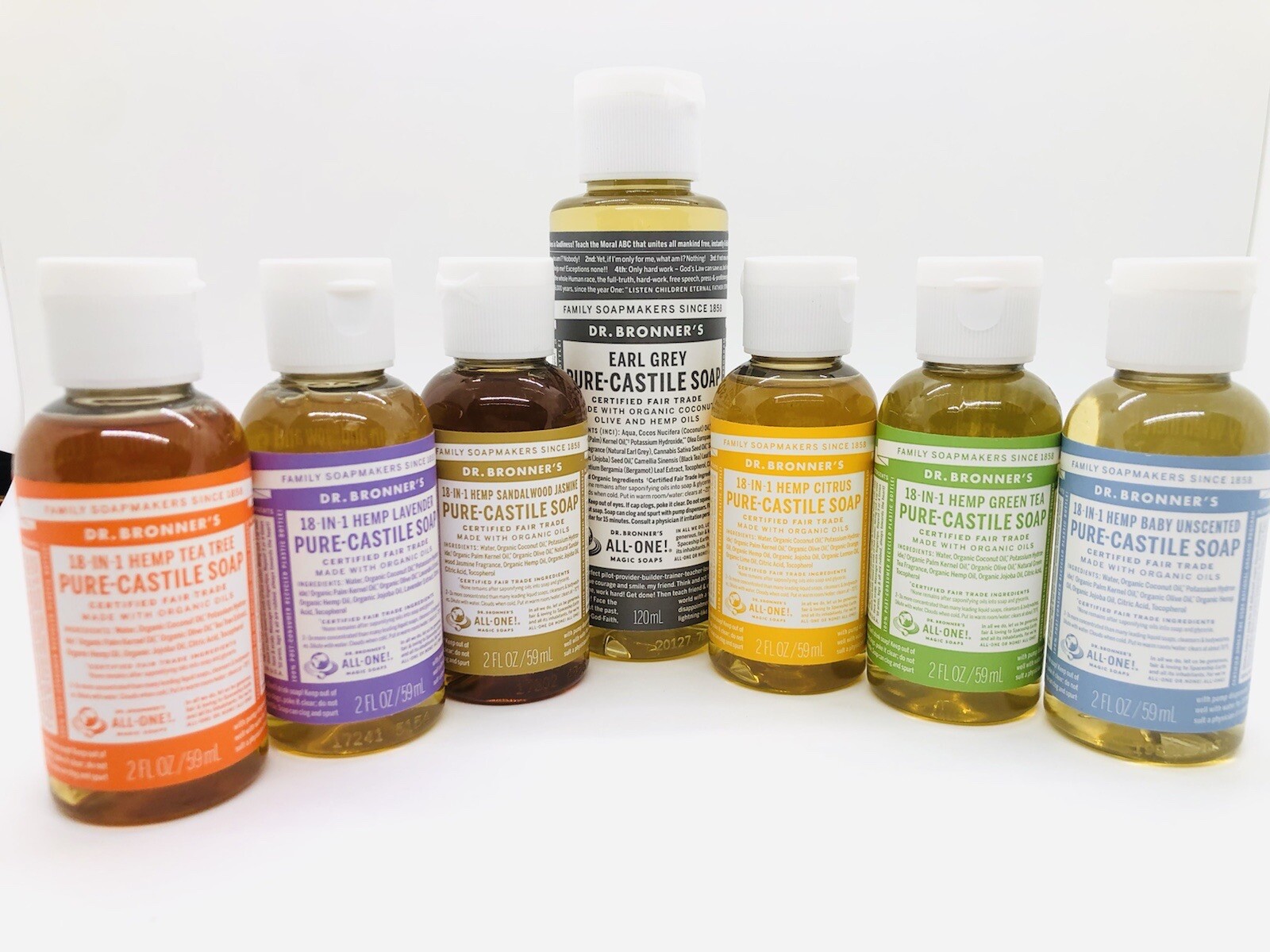 Dr. Bronner’s Magic Soaps: Baby Unscented Pure Castile Soap 18-in-1 Hemp 2 fl oz