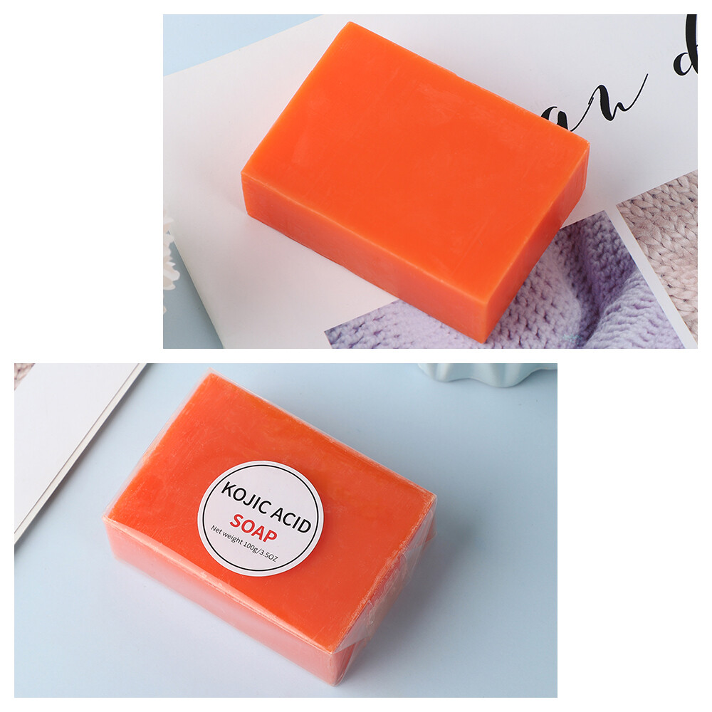 2PCS Skin Brightening Soap Original Kojic Acid Soap for Dark Spot Whitening 100g