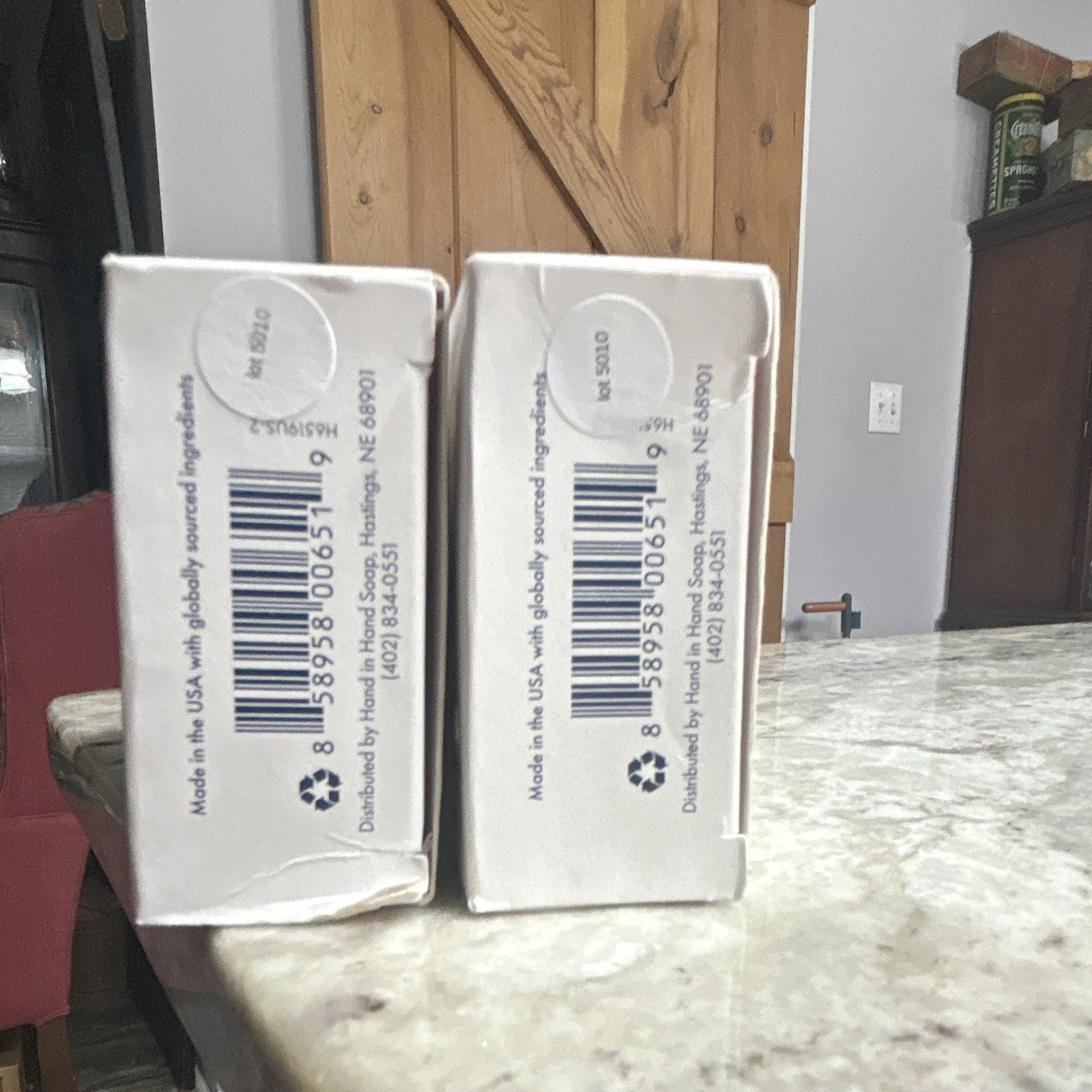Hand in Hand Fragrance-Free Bar Soap 5 oz, No Palm Oil, 2-Pack