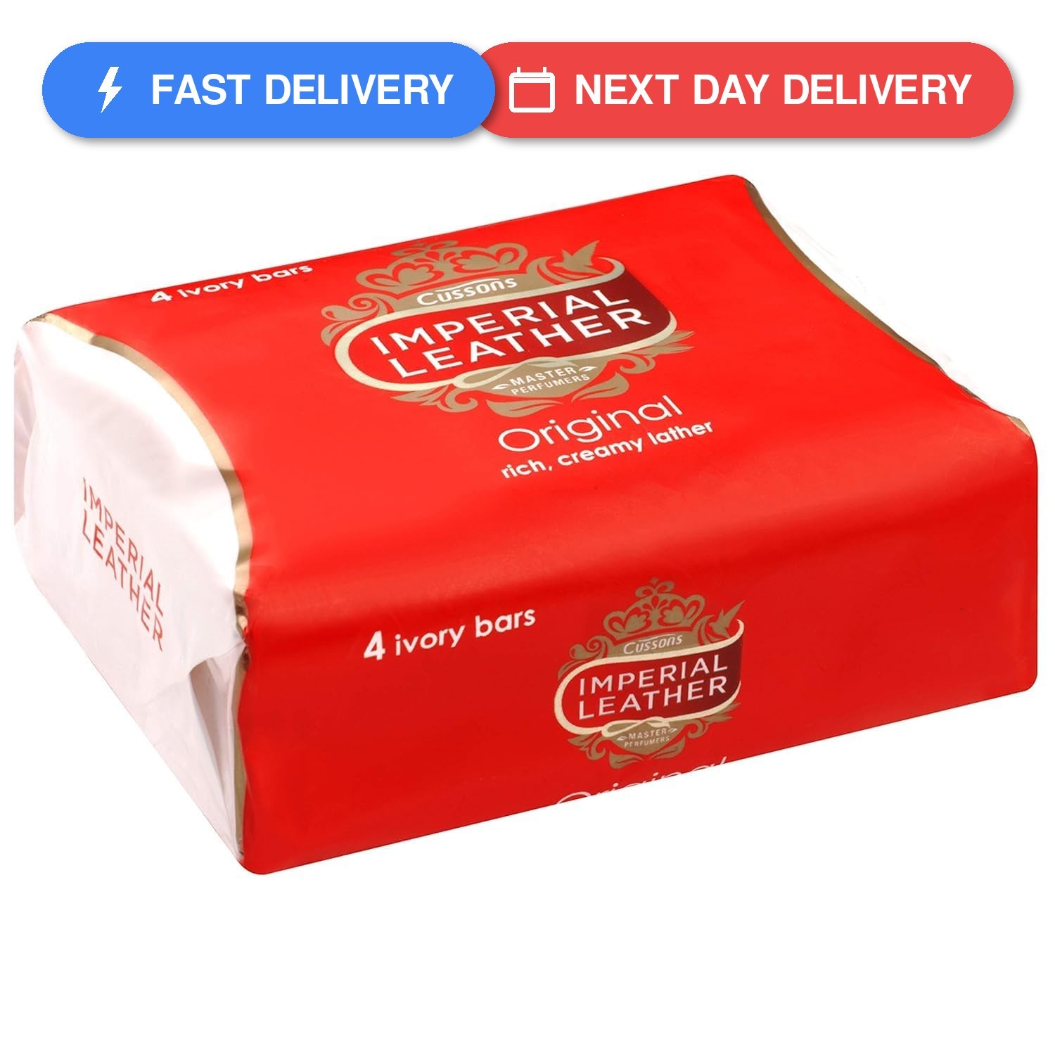 Cussons Imperial Leather Original Bar Soap – 4 Pack