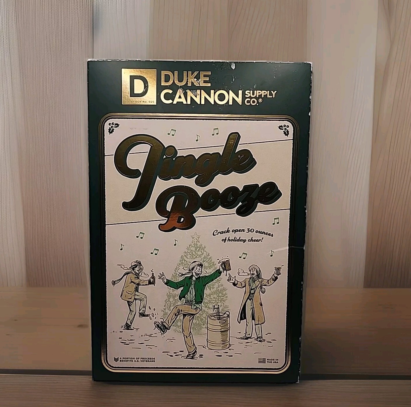 Duke Cannon Supply Co. Jingle Booze Soap 3- 10oz. Bar – NEW IN BOX