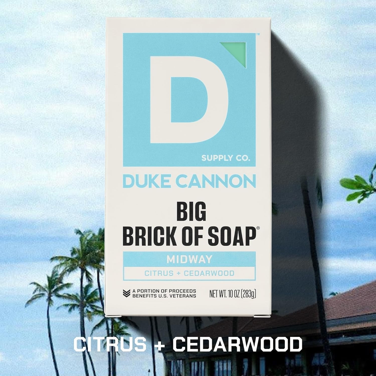 Triple-Milled Extra Large Bar Soap – Refreshing Midway Scent for All Skin Types