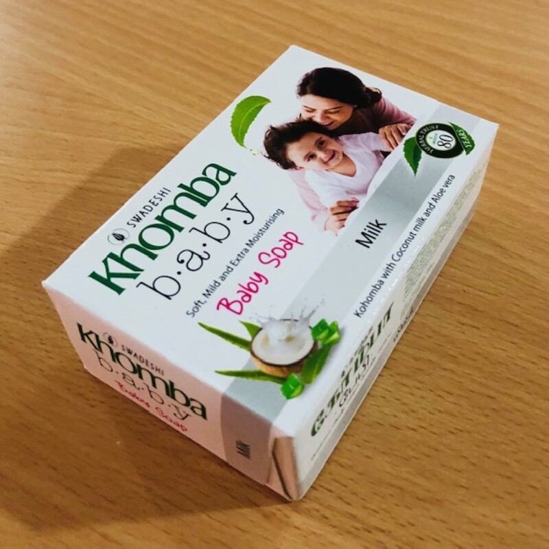 Neem Herbal Baby Soap – Kohomba Coconut milk and Aloe vera – 90g free shipping