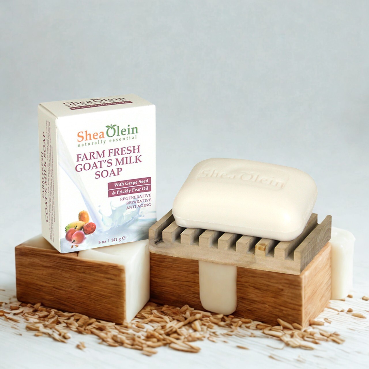 Shea Olein: Farm Fresh Goat’s Milk Soap – 5 oz.