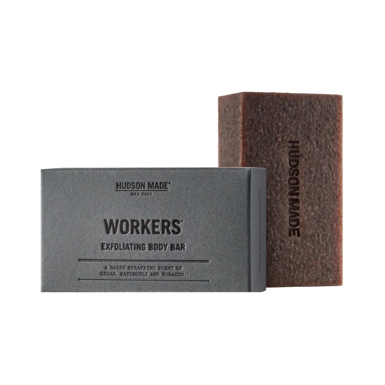 Hudson Made Workers Exfoliating Body Bar Soap 5.75 oz
