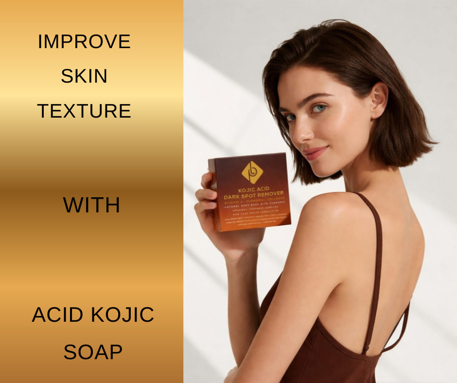 Kojic Acid Dark Spot Remover Soap Bars with Vitamin C, Retinol, Turmeric…