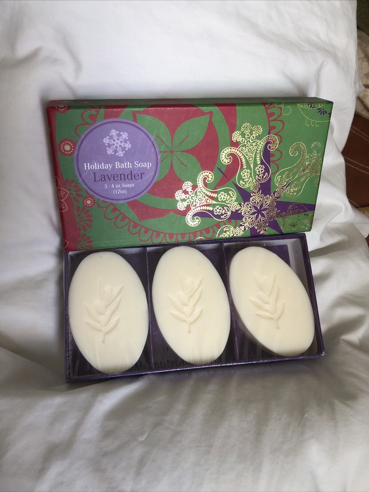 Lavender Bath Soaps. 3-4 oz Bath Bars By Natures Partners. Made In USA