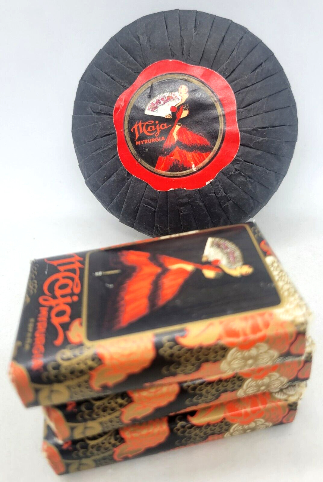 Maja Myrurgia Espana Soap Bars Spain Barcelona 4 Pieces NEW – VINTAGE