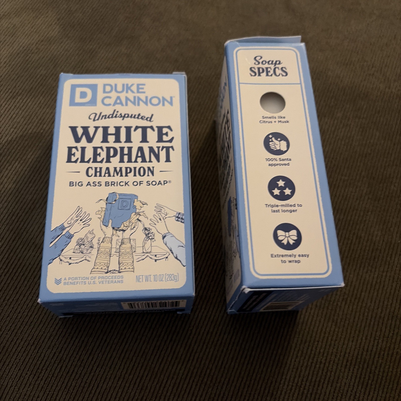 ( 2 ) Duke Cannon Supply Co. White Elephant Bar Soap – 10oz