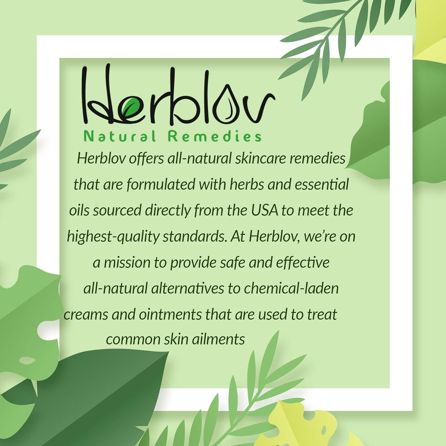 Herblov Tea Tree Oil Soap Bar for Face & Body, 4oz –All Natural Remedy Skin Clea