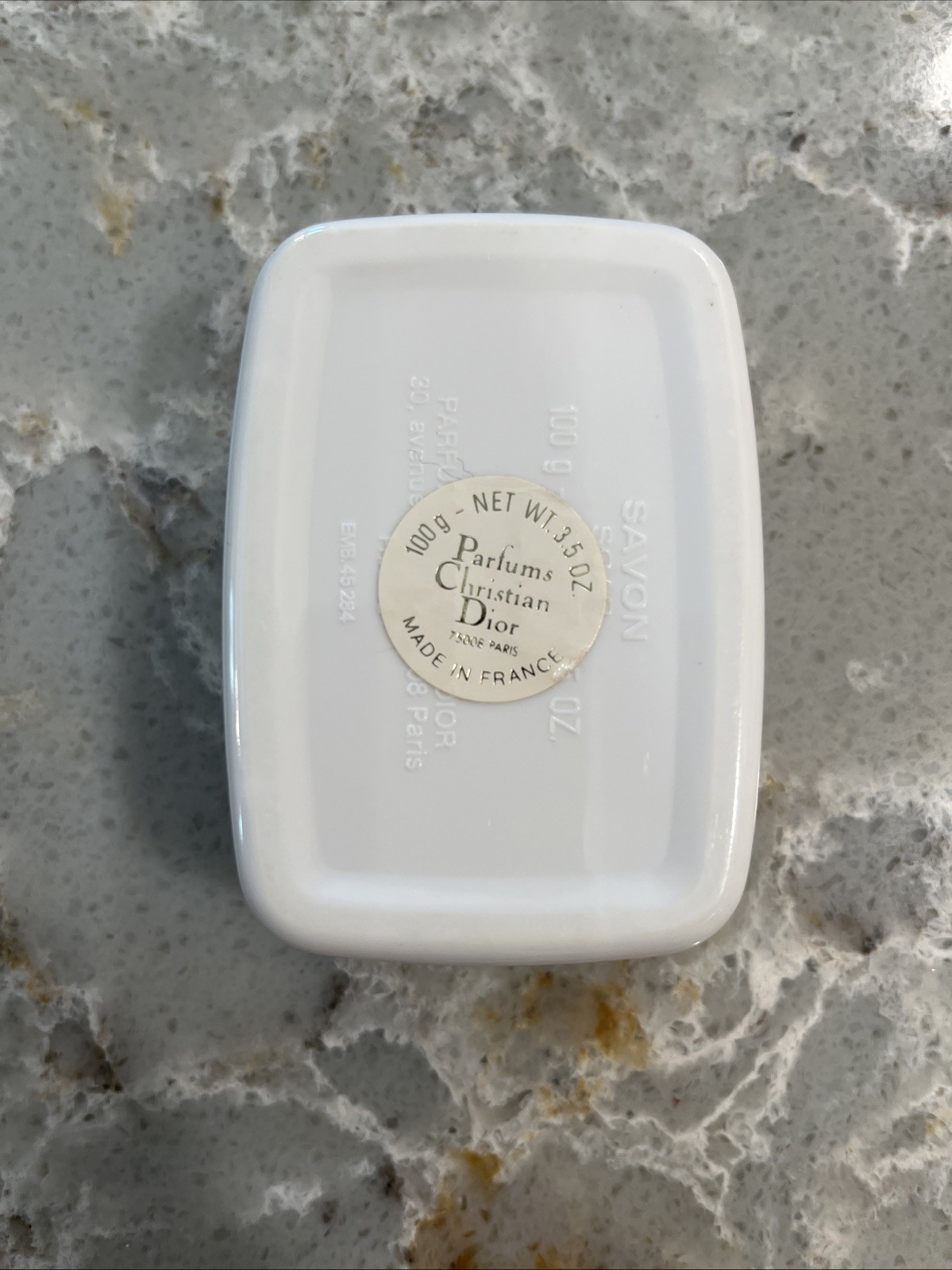 Vintage Christian Dior Dioressence Soap w/ Case 3.5 Oz Made In France New Sealed