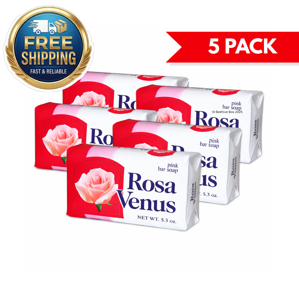 Rosa Venus Pink Soap- 3.5oz (5 PACK)