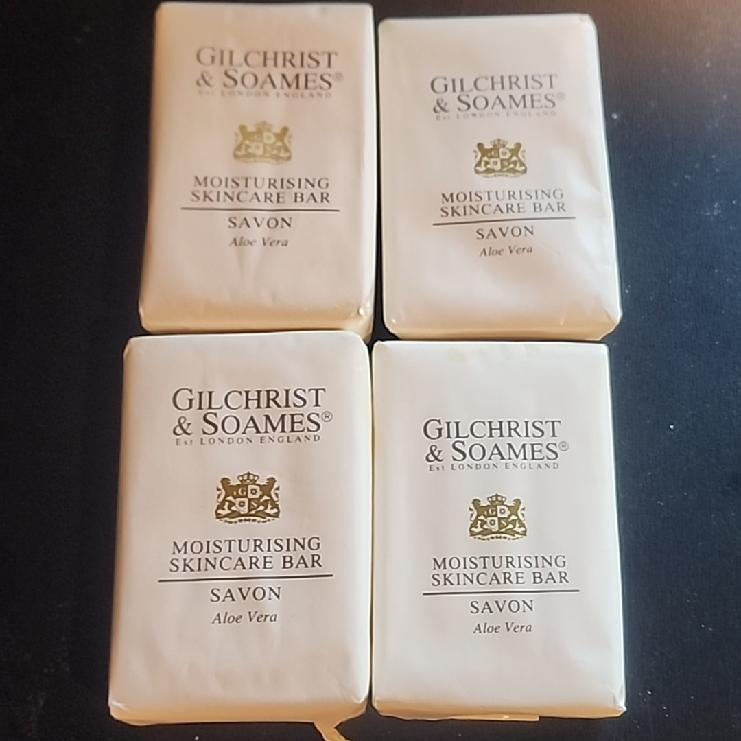 gilchrist and soames soap Travel Size Skincare Bar Aloe Vera Set Of 4