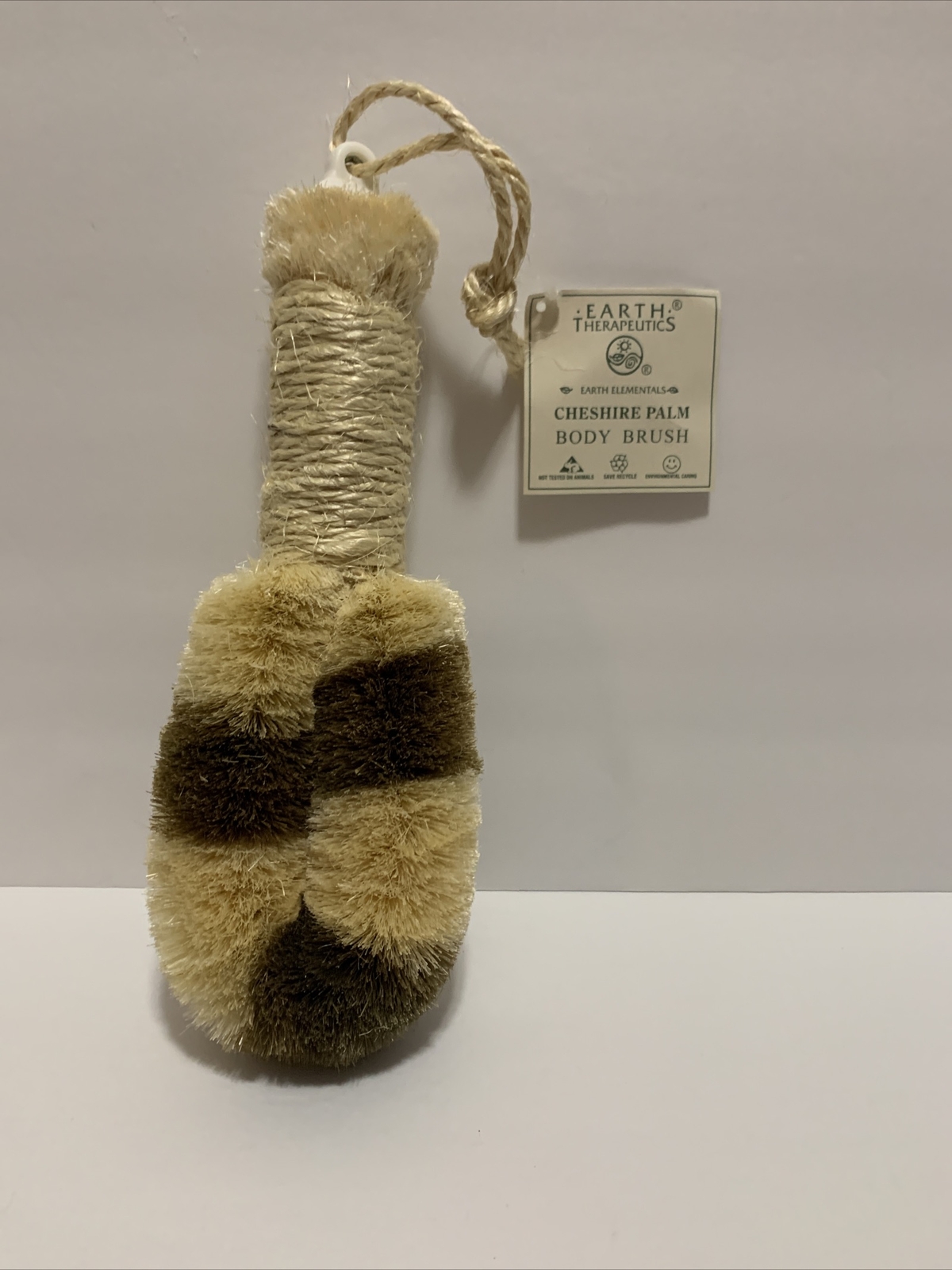 Earth Therapeutics Cheshire Palm Vegetable Body Brush Slough Dead Skin – 1 Brush