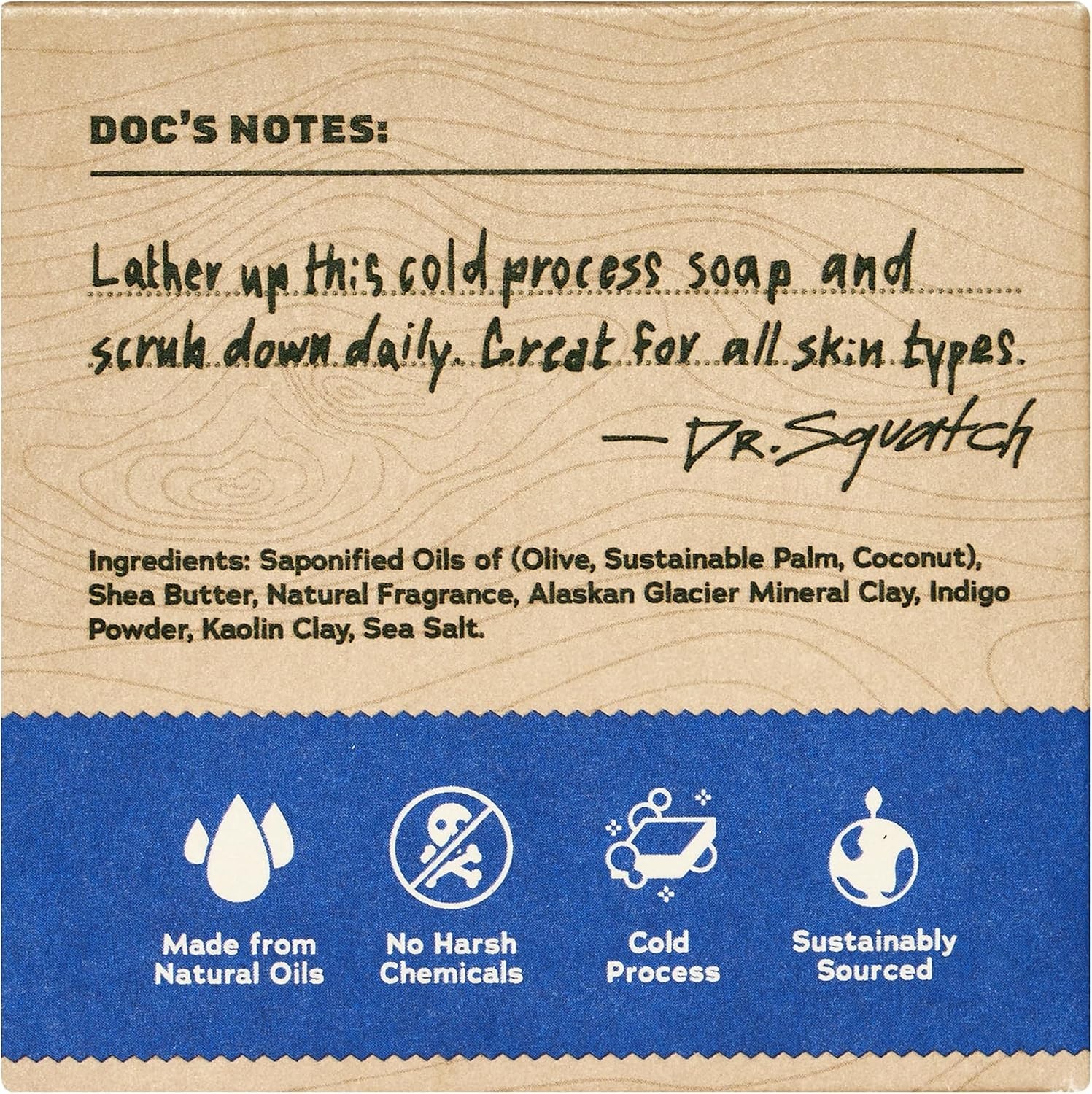 Nourishing 5oz Men’s Bar Soap – Natural Cold Process with Fresh Falls Scent