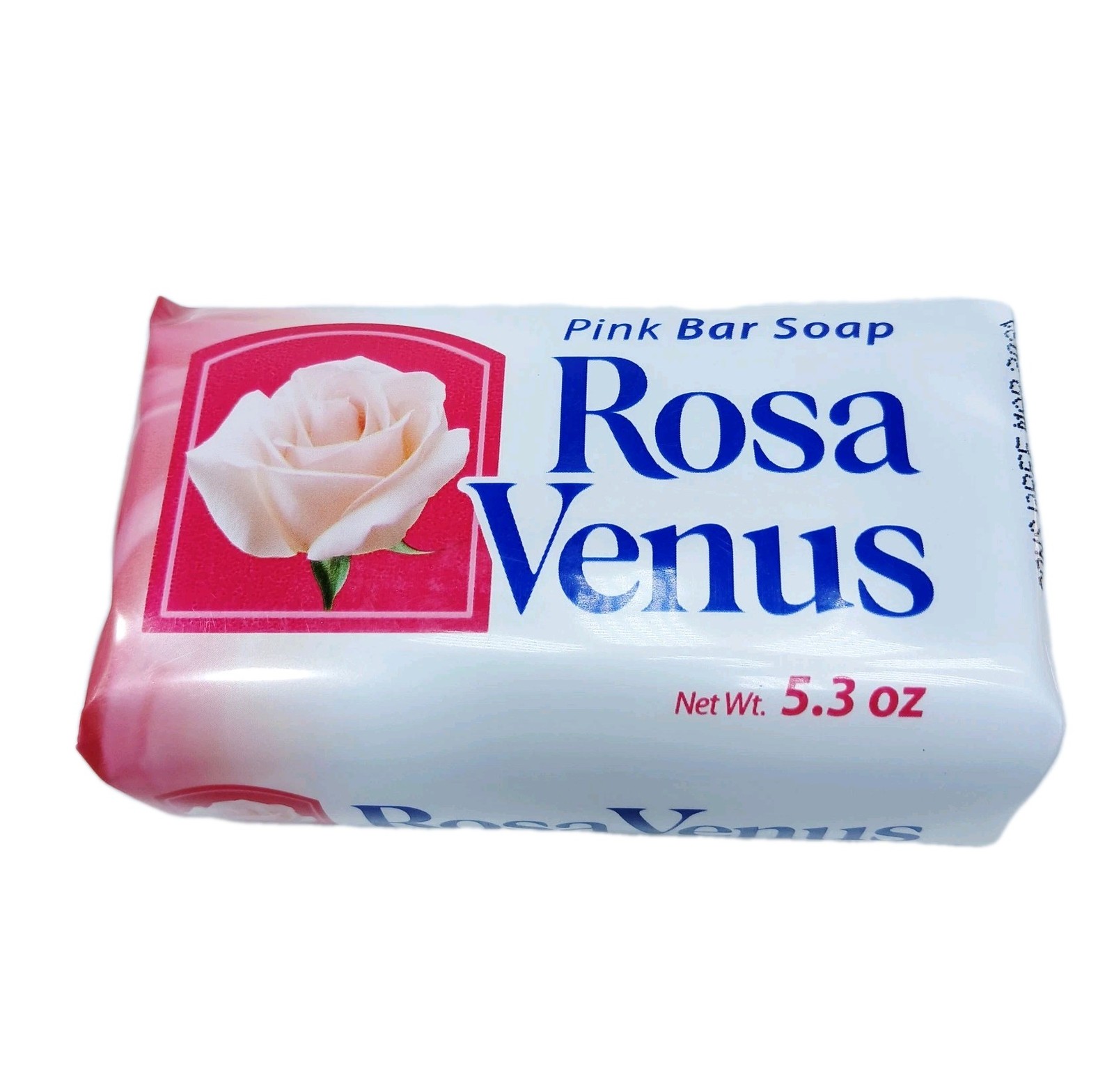 3 X Rosa Venus Pink Bar Soap Bath Bars Fresh Scent 5.3 oz Lot of 3 Free Shipping