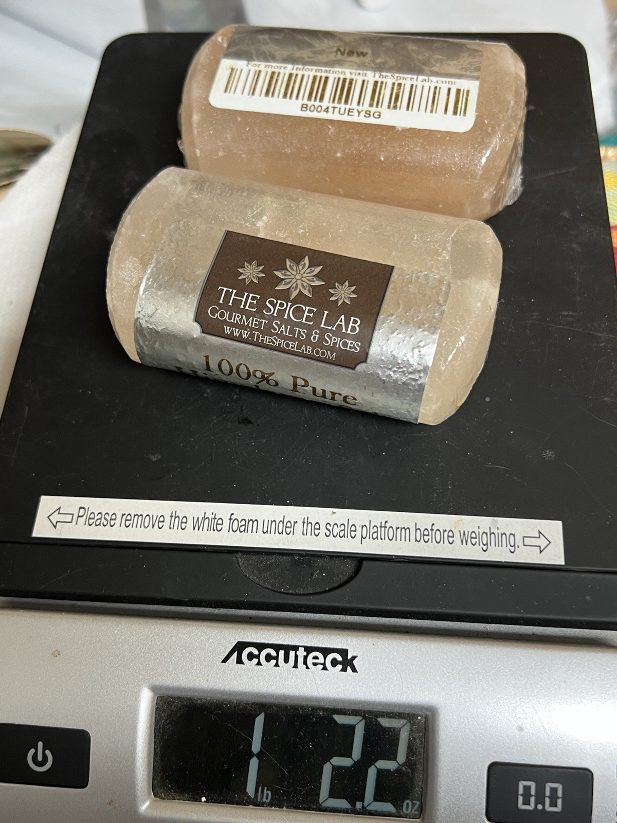 2 The Spice Lab 100% Pure Himalayan Chemical-Free Salt Soap Bar/Massage/Deodoran