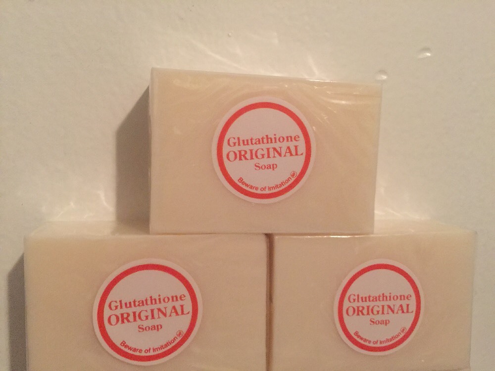 5 x Original Pure Glutathione Skin Whitening, Lightening, Bleaching Soap.