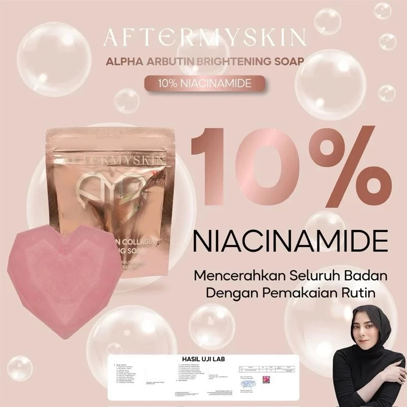 AFTERSKIN – Aftermyskin Alpha Arbutin Soap 1 PCS, 2 PCS, 3 PCS