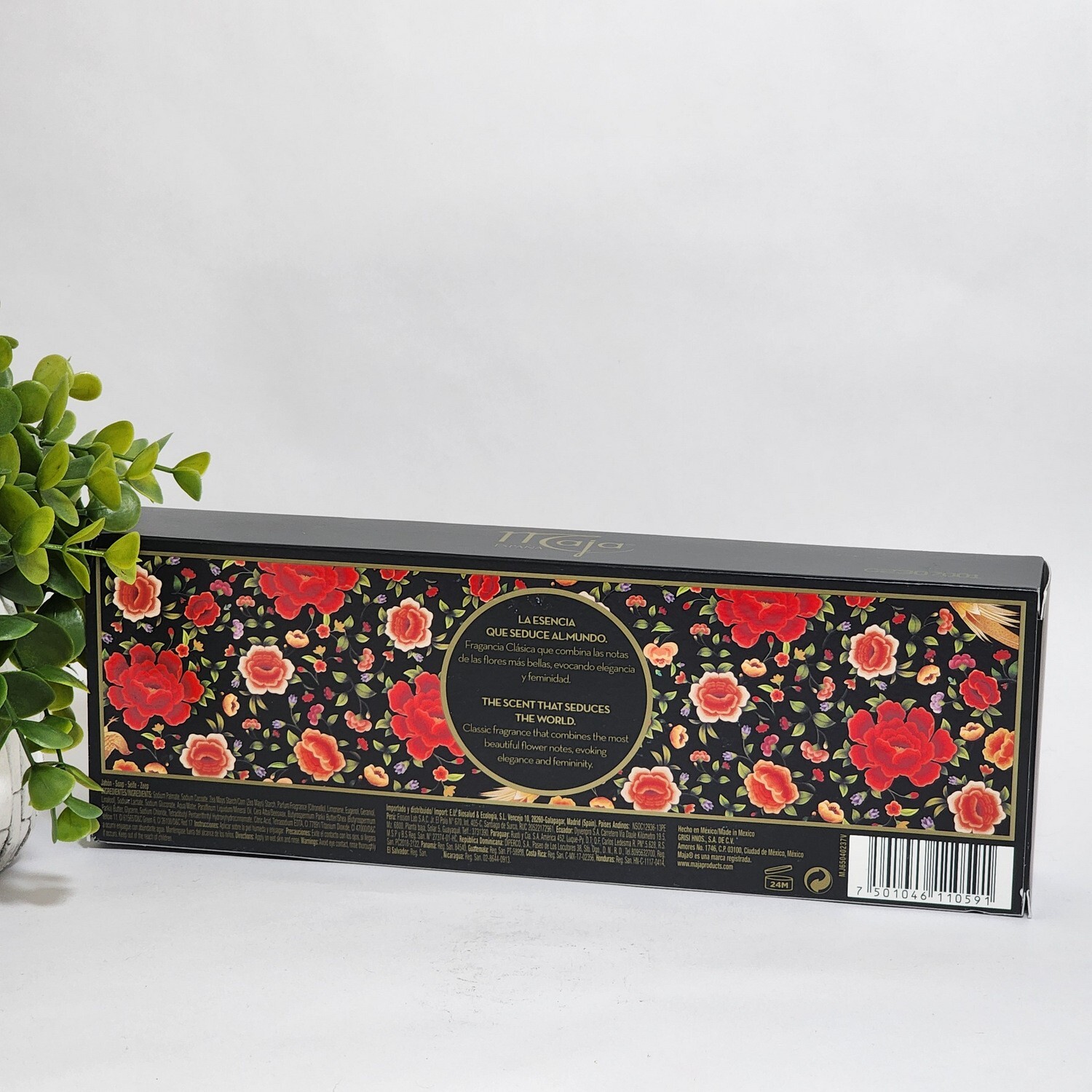 Maja Bath Soap Gift Box ~ 3 x 4.9 oz each ~ Classic Scent – Aroma Clasico