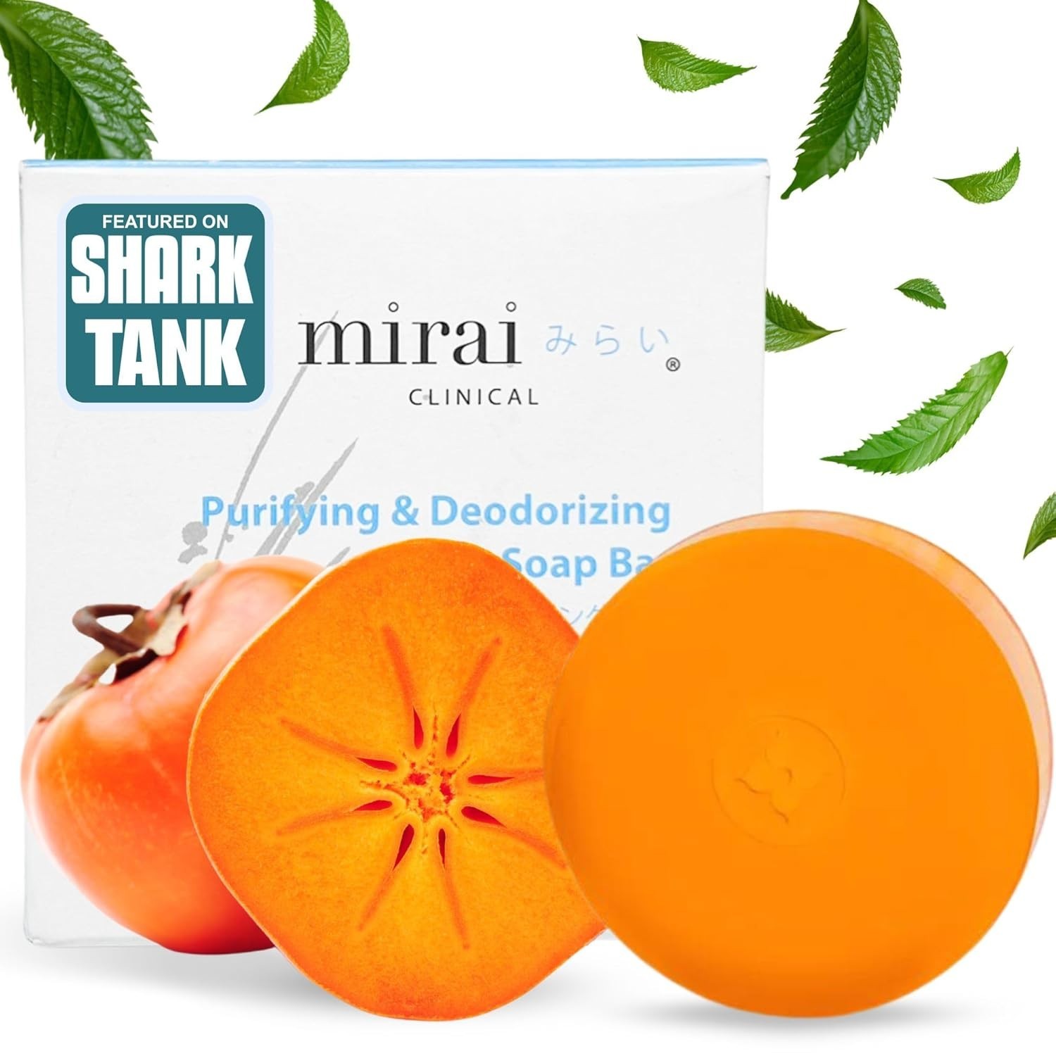 Clinical Persimmon Soap Bar – Nonenal Body Odor Solution for All Skin Types