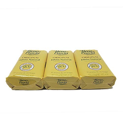 Heno de Pravia Original Agua De Colonia 25.6 oz & Original Jabon Natural Bath…