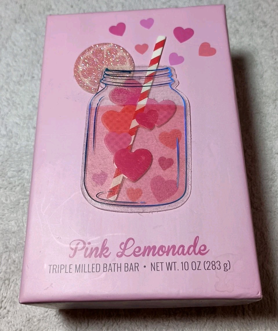 Pink Lemonade by CST Triple Milled Bath Bar Soap 10 OZ Bar In Gift Box