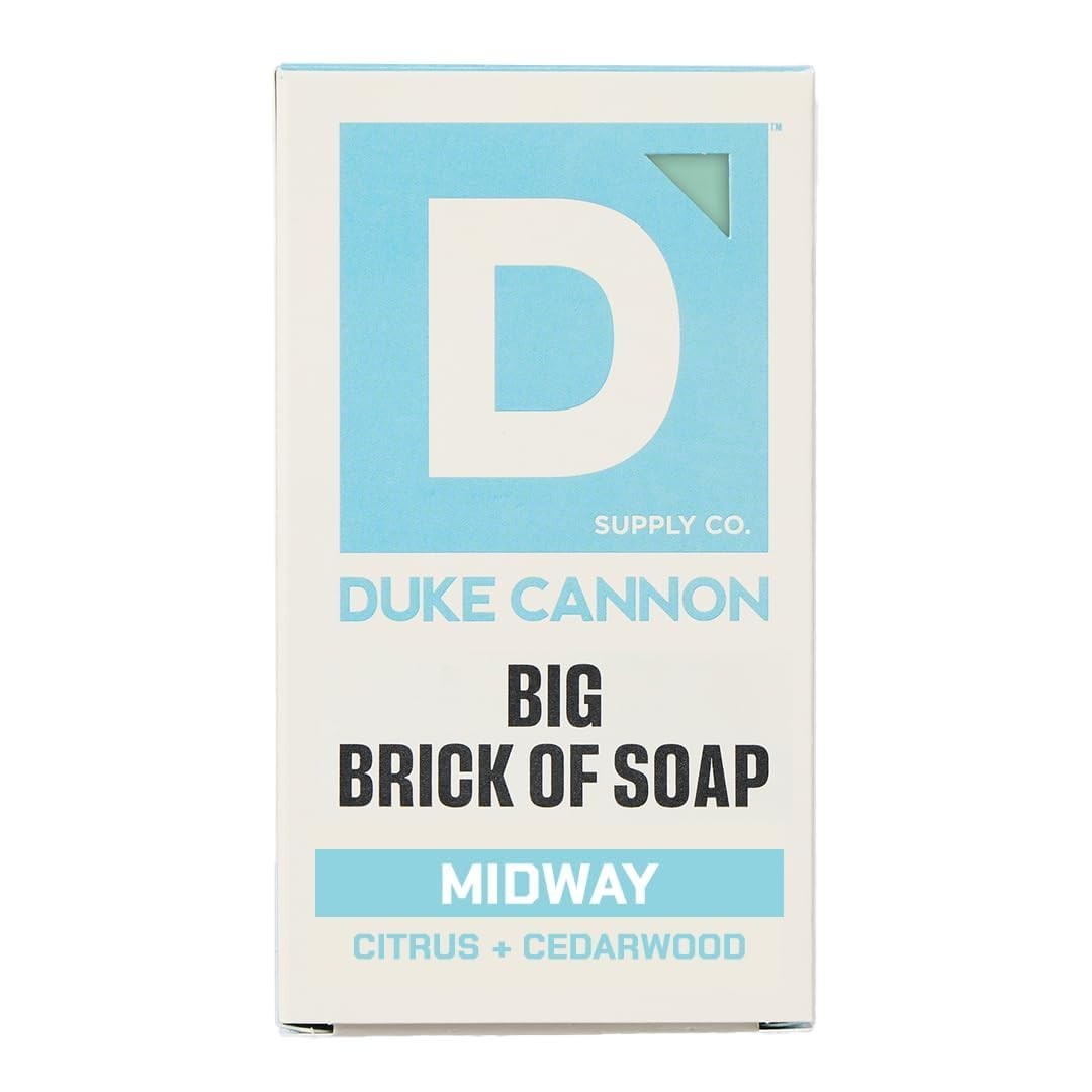 Triple-Milled Extra Large Bar Soap – Refreshing Midway Scent for All Skin Types