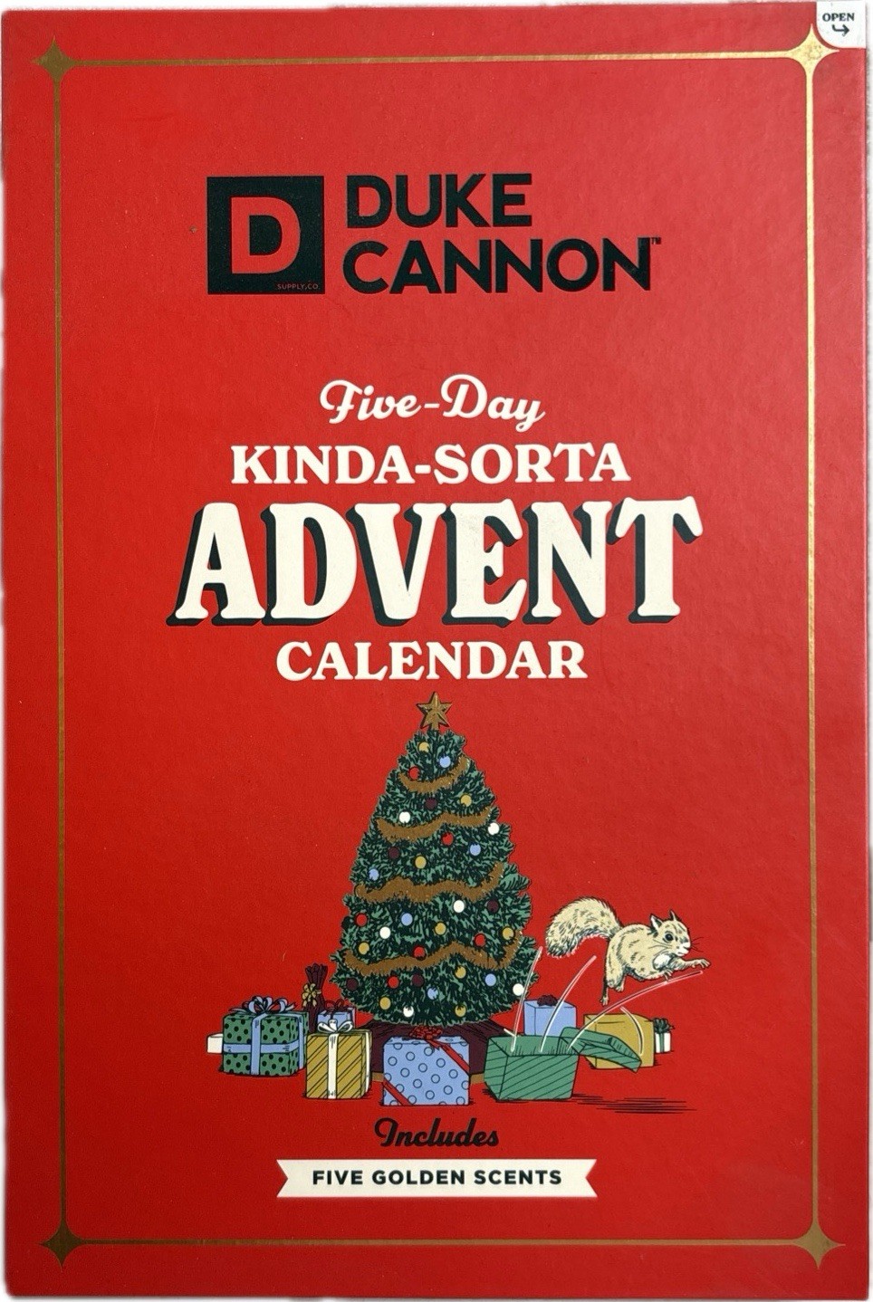 Duke Cannon Supply Co. Men’s Advent Calendar Holiday Soap and Cologne Gift Set