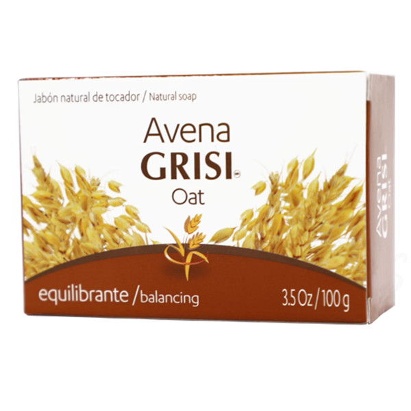12 Pack Grisi Oat Bar Soap 100g Avena Balancing Sensitive Skin Care Wholesale