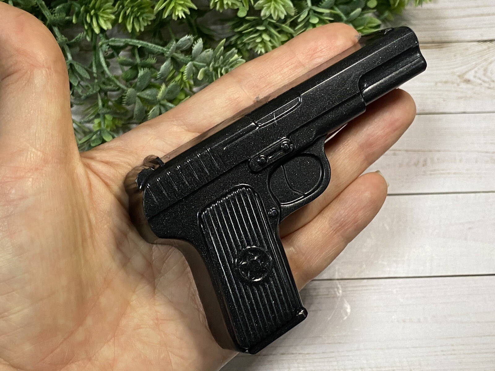 1 Gun Shaped Soap-Gift for Him-Gift for Men-Pistol Soap-Men’s Gift-Military Gift