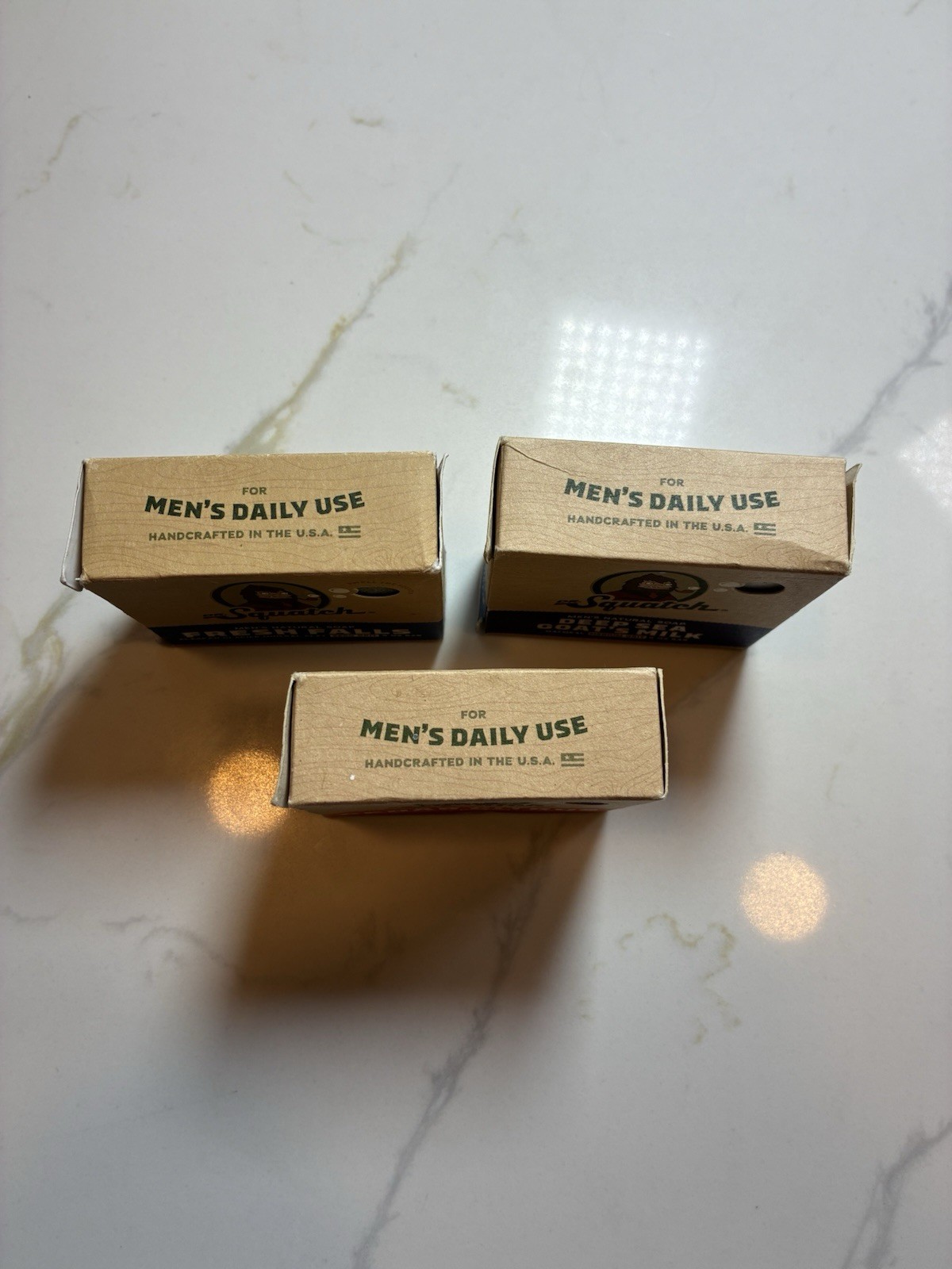 Dr. Squatch Natural 3 Bar Soap Variety Pack 5.0oz Fresh Falls Cedar Citrus Deep
