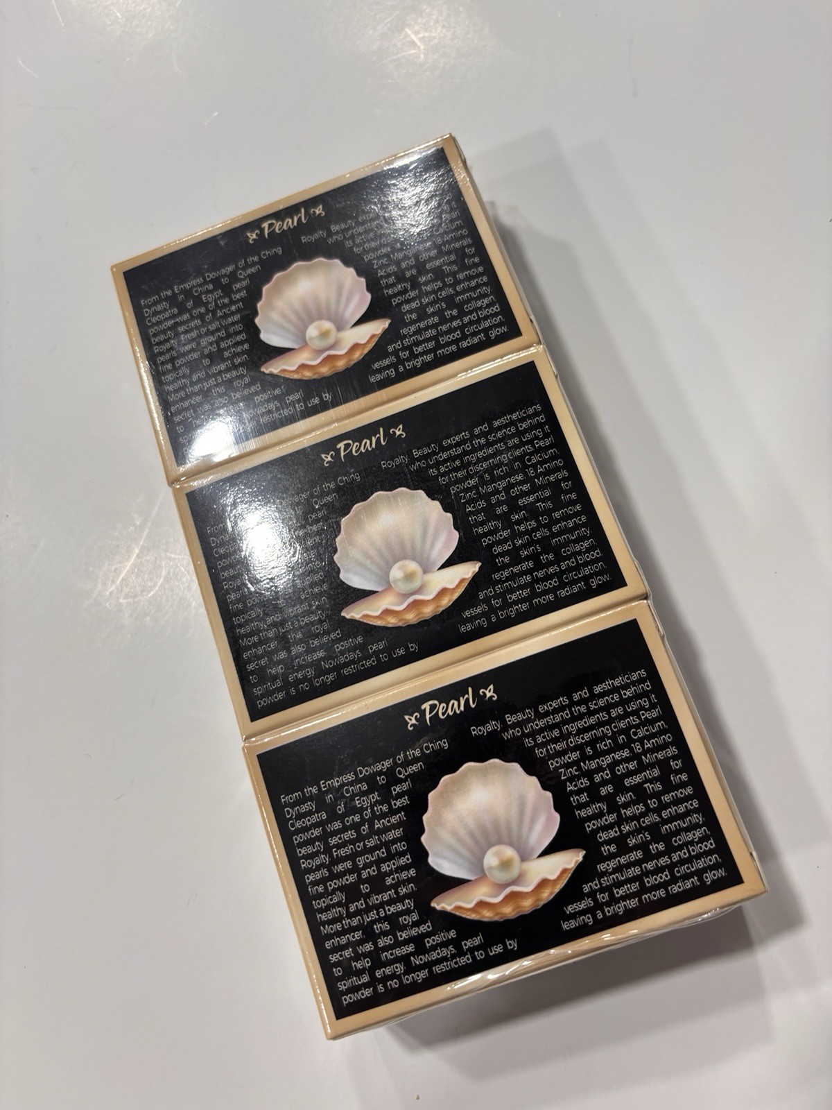 Mother Earth Natural Beauty Pearl Natural Lightening Soap. Lot of 3(box)