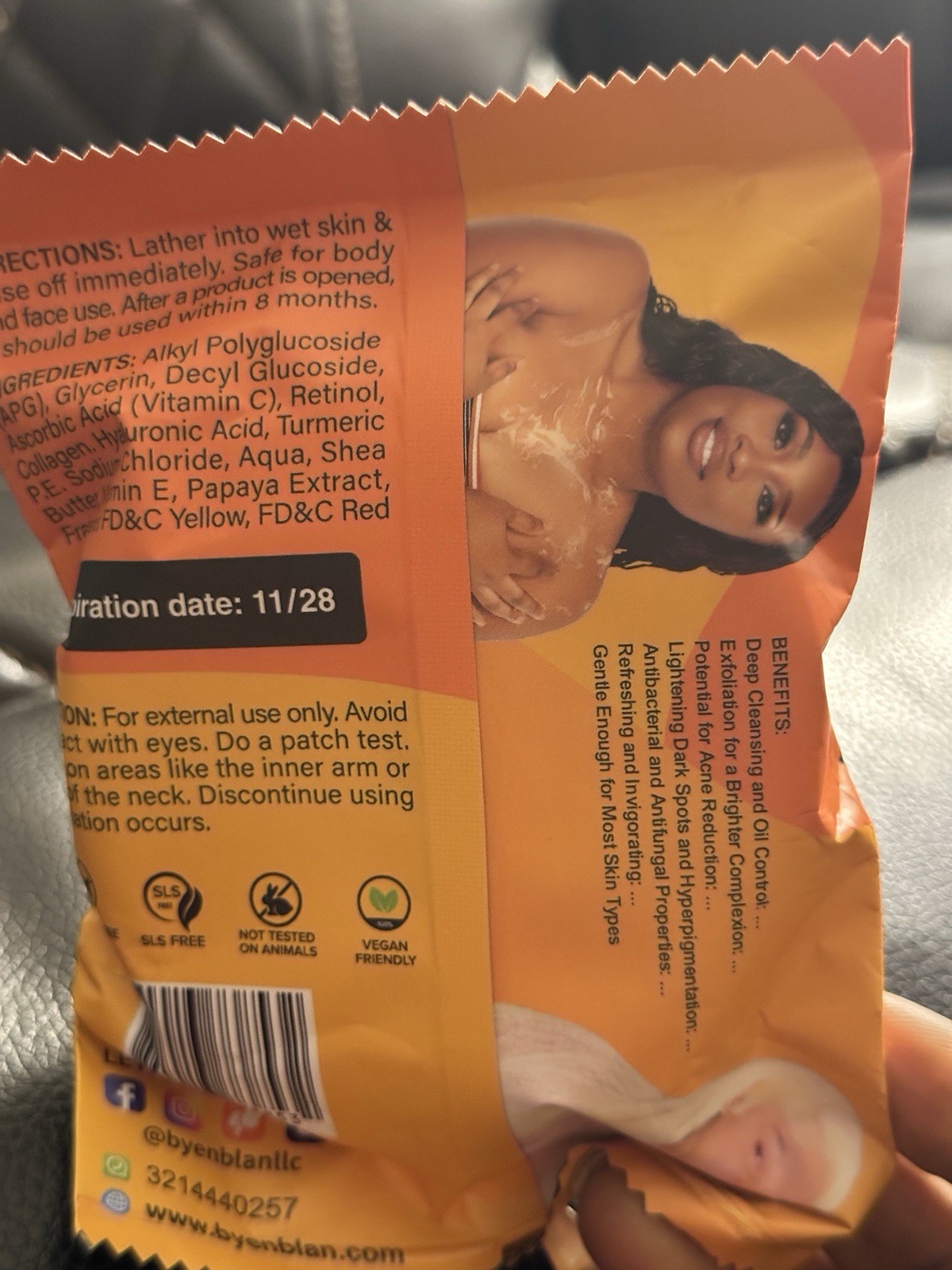Byenblan Soap Carrot