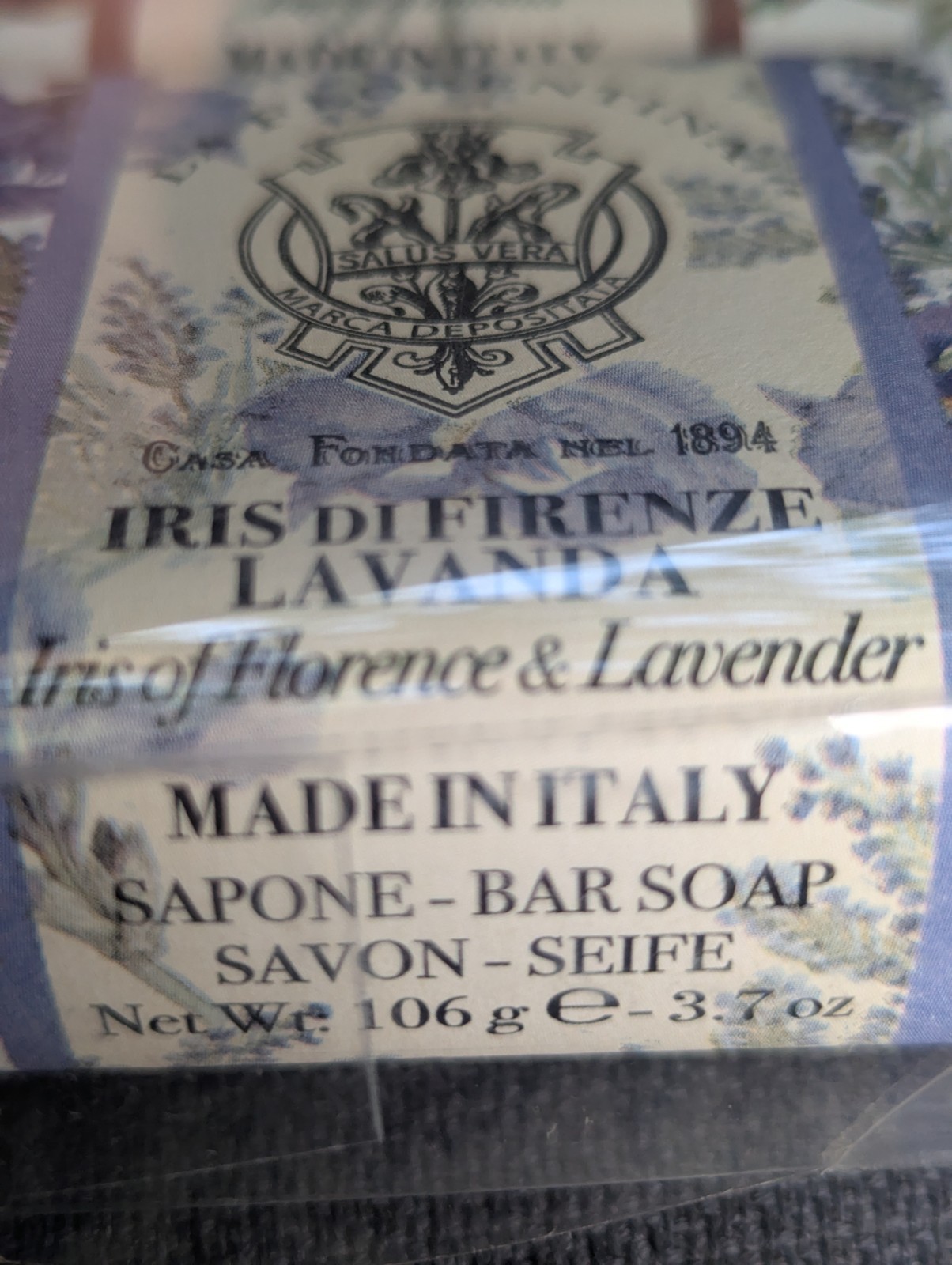 La Florentina Italian Luxury Bar Soap 6 Pk Fig Lemon Orange Olive Pomegranate