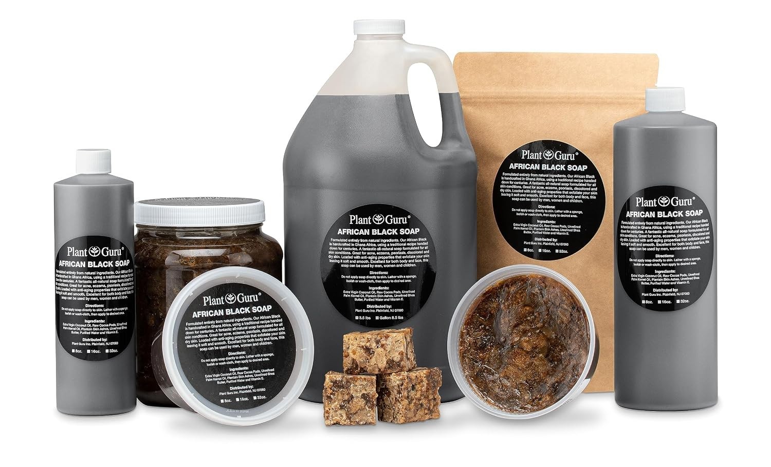 10 lbs Raw African Black Soap Bars – Acne & Eczema Treatment