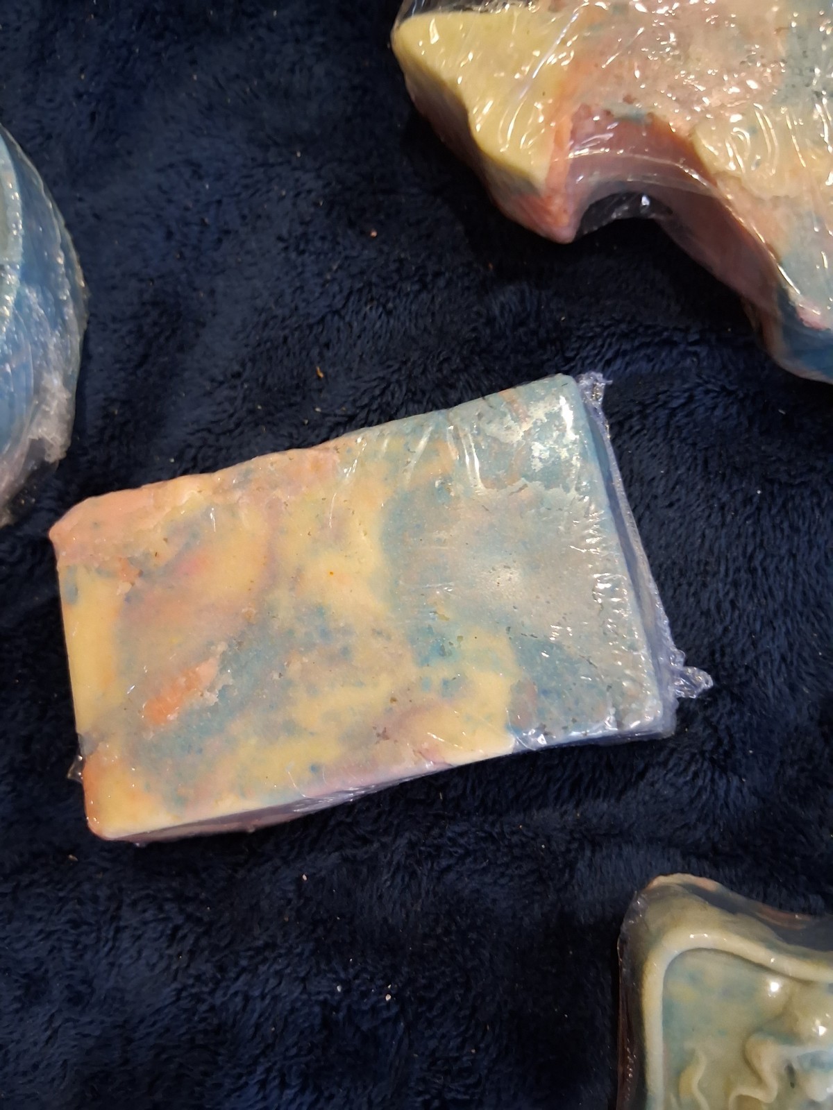 Handcrafted Texas State & Mermaid Goat’s Milk Soap Variety Lot 1.30 lbs 4pc