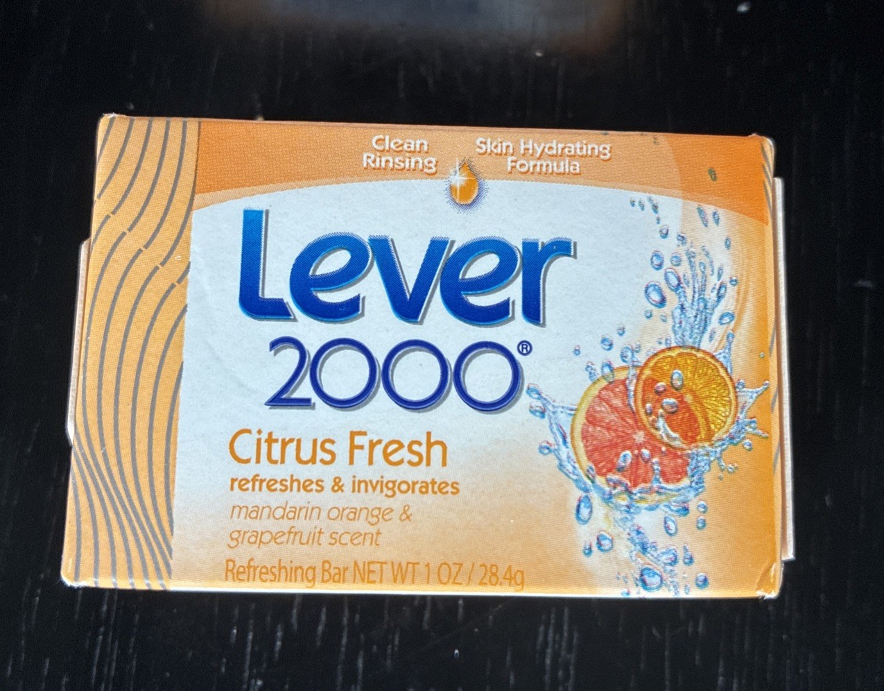 Lot of 3 NOS Discontinued Lever 2000 Citrus Fresh Mini Bar Soap 1oz Bars Retired