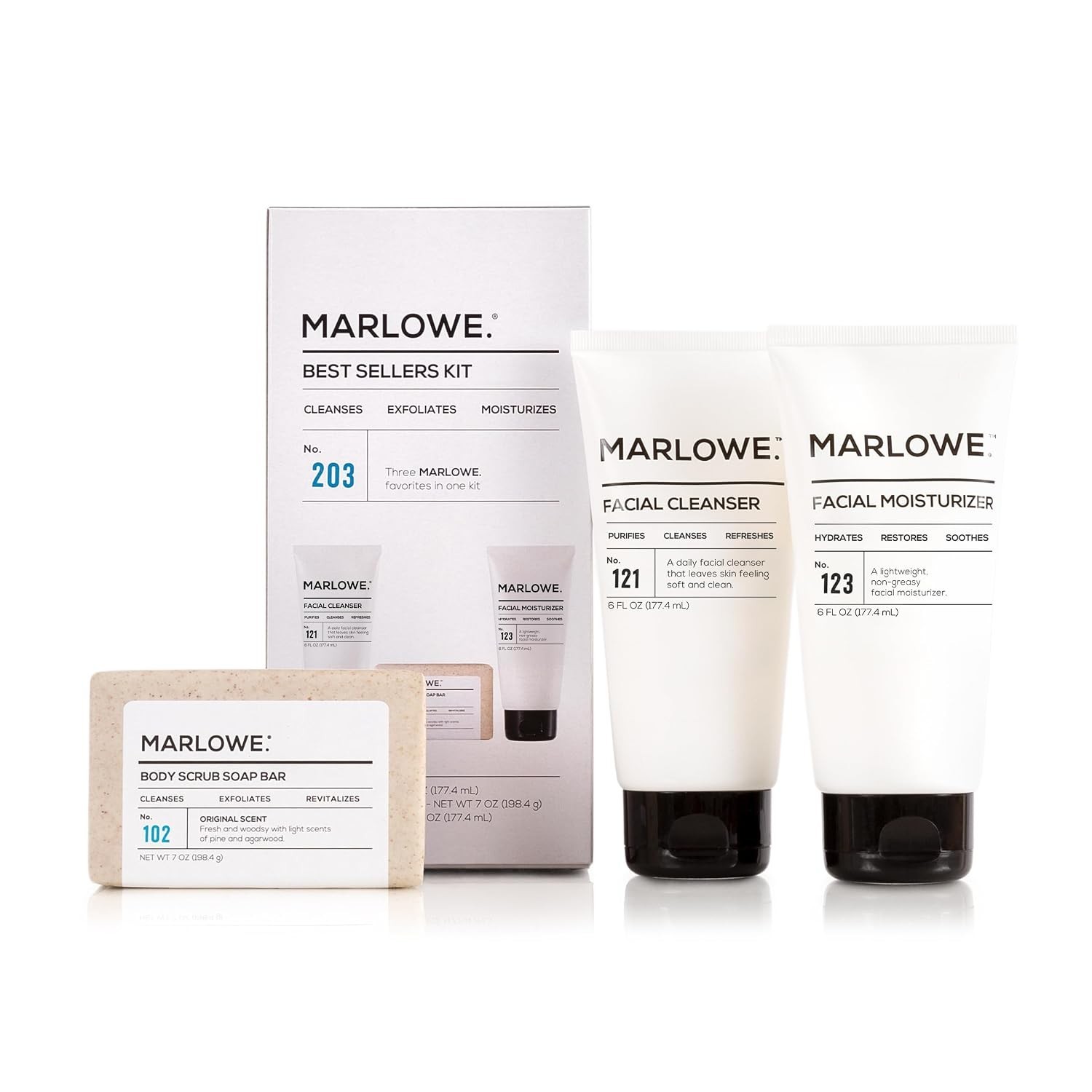 Men’s Skin Care Set, Best Sellers Kit, Soap, Cleanser, Moisturizer | Men’s Sk…