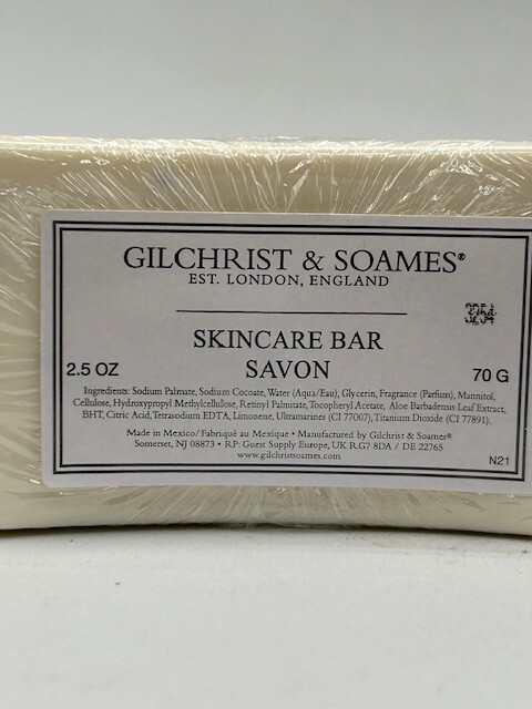 2 Bars of Gilchrist & Soames Skincare Bar Savon 2.5 oz, London Rectangle Saddle