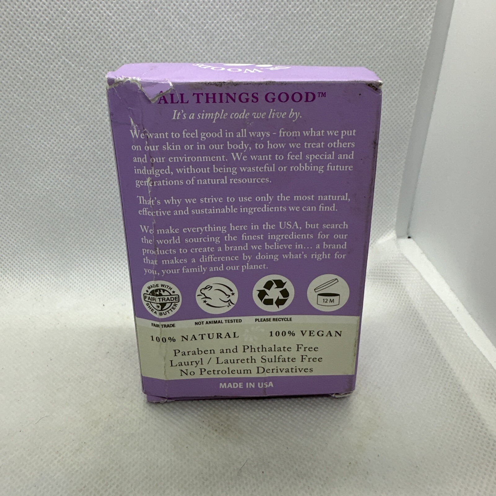 Dr. Woods Castile Body Bar Soap Skin Exfoliating Relaxing Lavender – 5.25 oz
