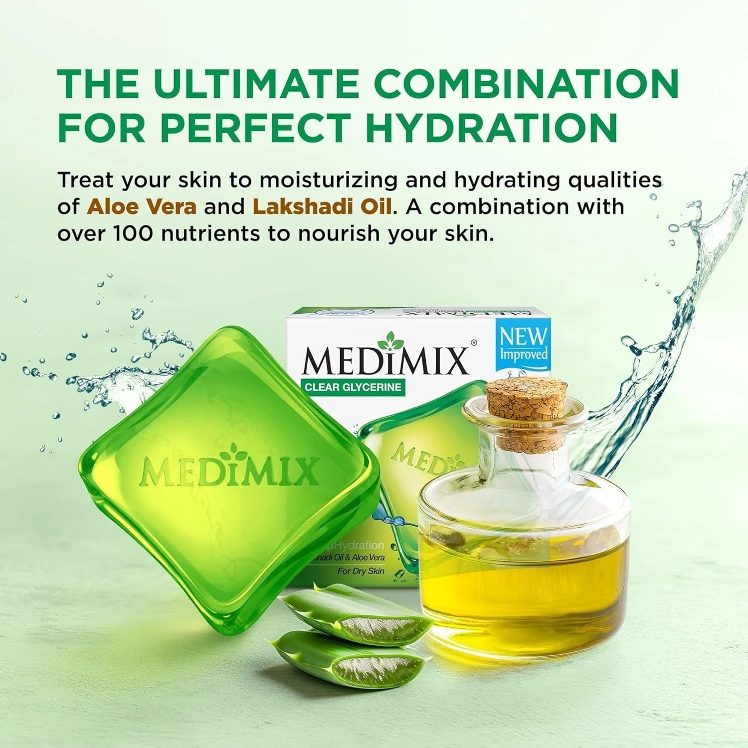 Medimix Clear Glycerine Bathing Bar Soap Pack of 4x100g Each Packs For Unisex g1