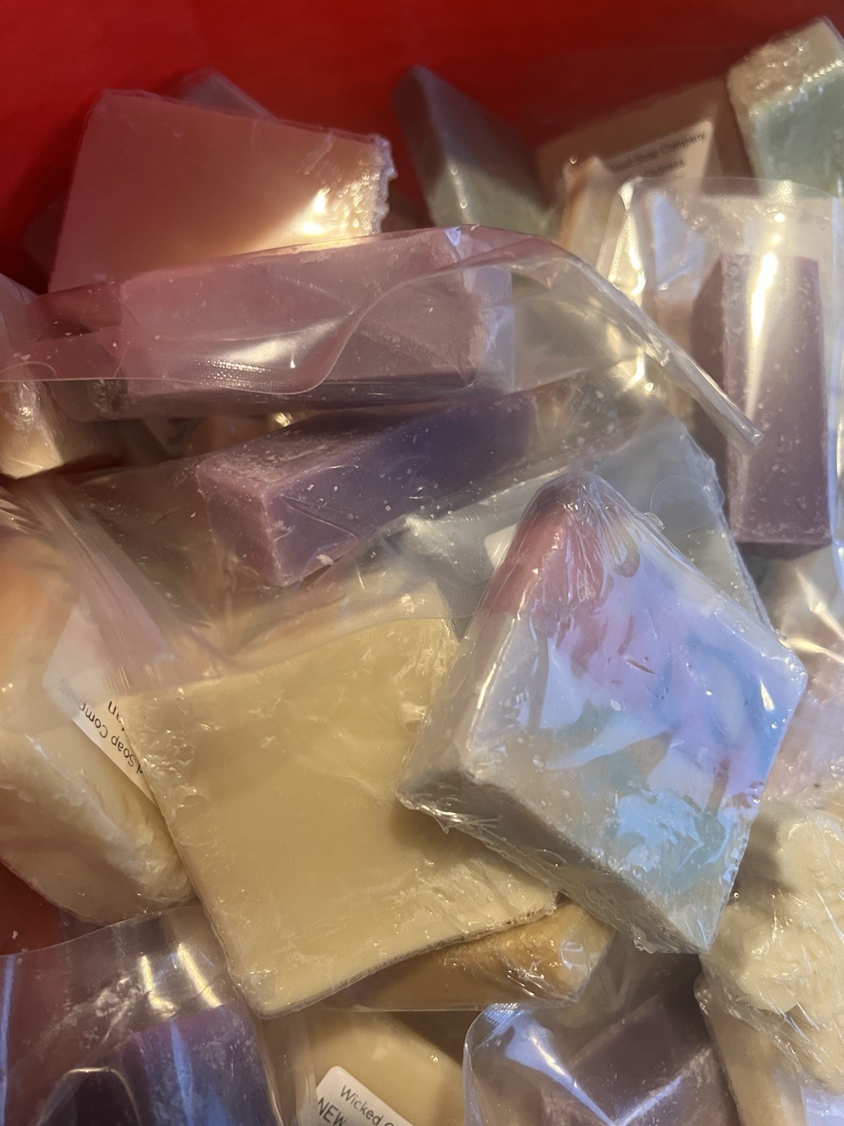 5 Pounds Assorted Sample Size Bars Of Handmade Soap