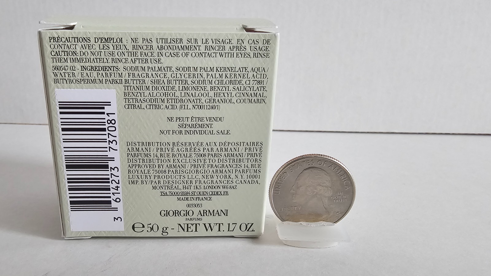 Armani Privé THÉ YULONG Scented Luxury Mini Soap – One piece 1.7Oz/50g