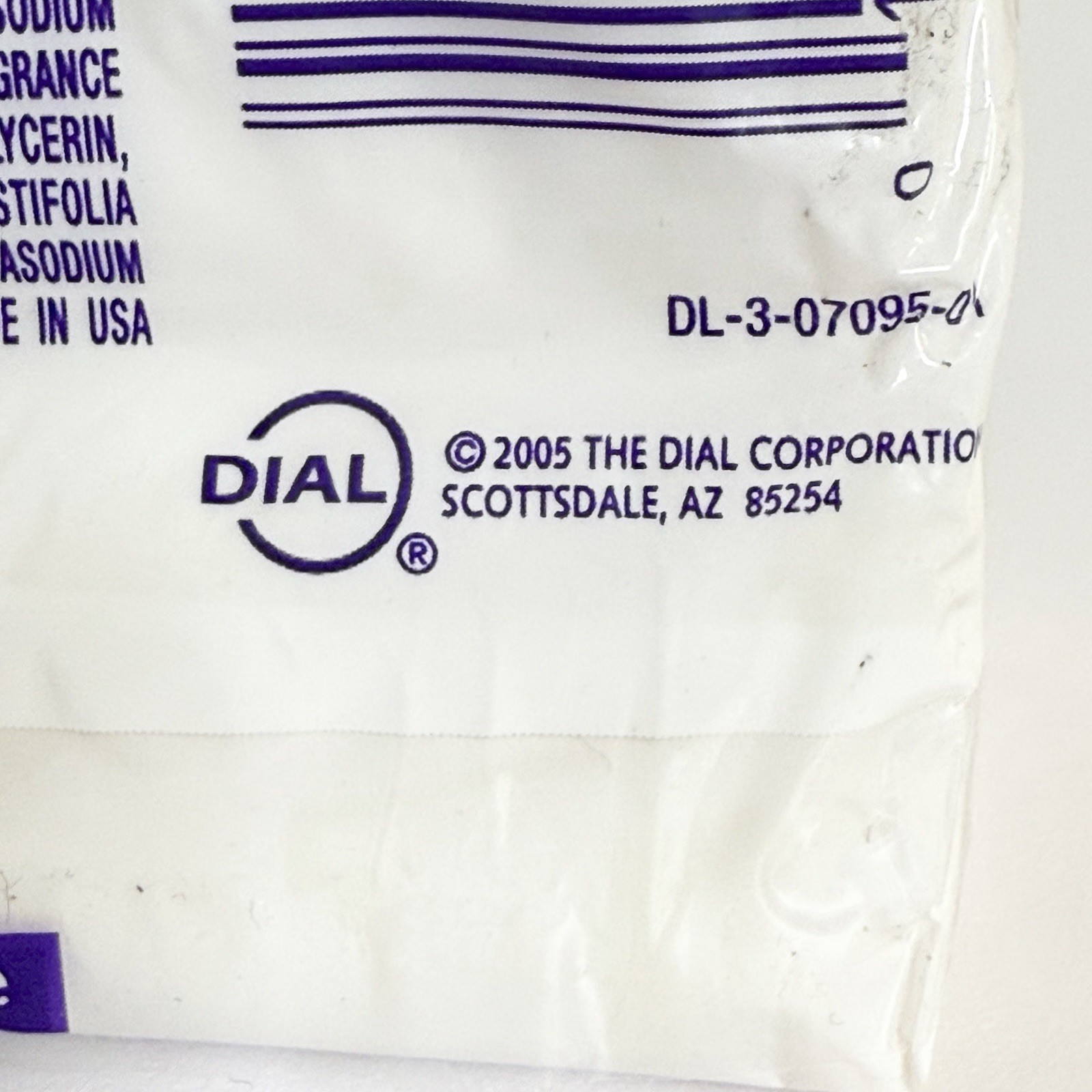 Dial SOOTHE Daily Care Body Bar Lavender & Oatmeal 3 Soap Bars Discontinued 2005