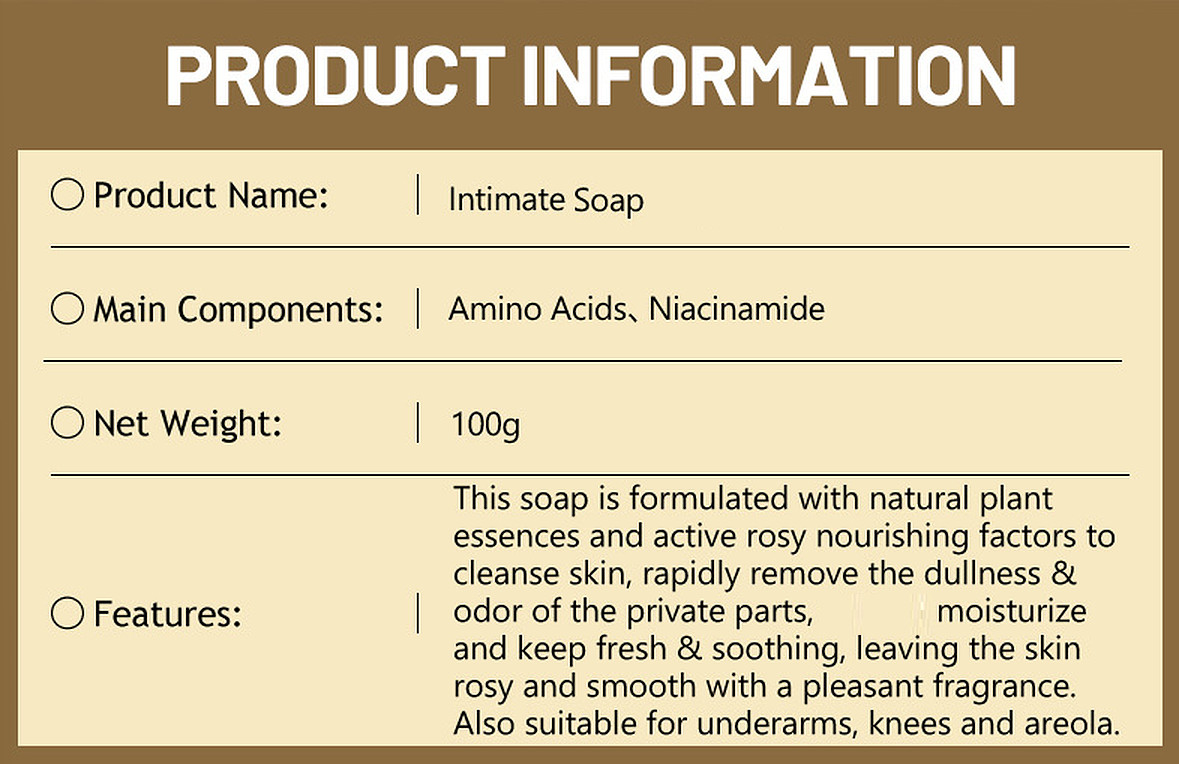 Aichun Beauty Soap Slimming Care Intimate Niacinamide Cleansing 100g