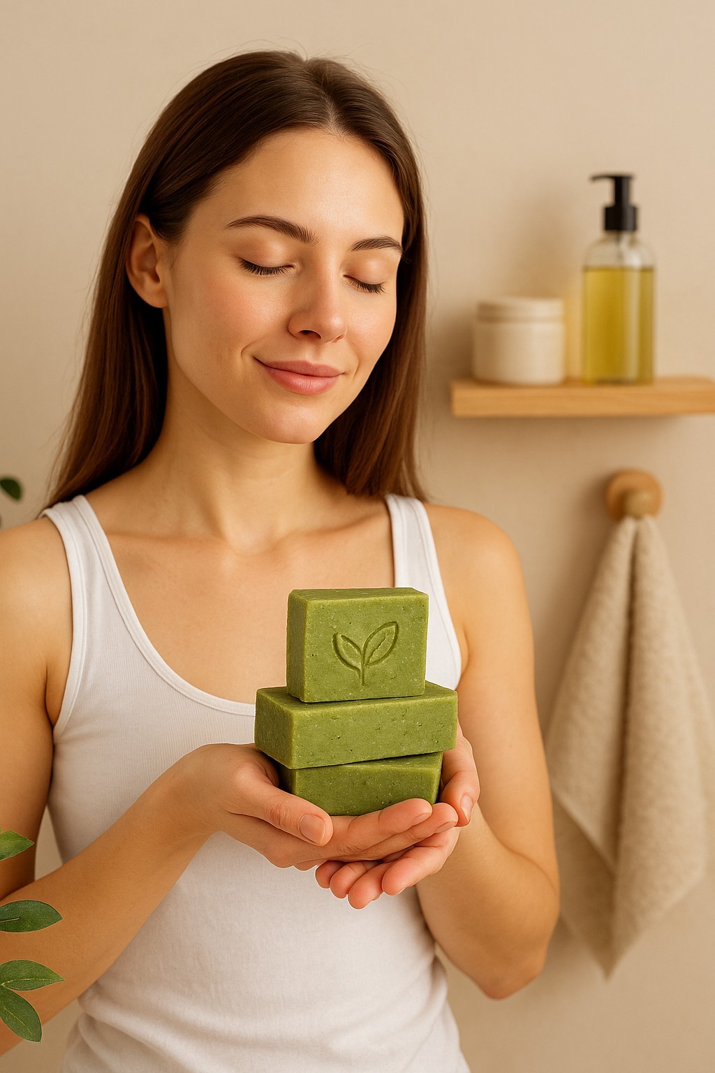 Shea Butter Neem Soap | Natural Skincare Bars (1.7 oz & 2.4 oz | 5, 10, 20 Pack)